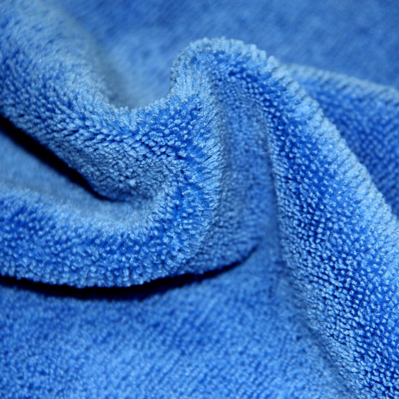 POLYTE Premium Microfiber Cleaning Towel,16x16 in 36 Pack (Blue,Green,Yellow) - Image 4